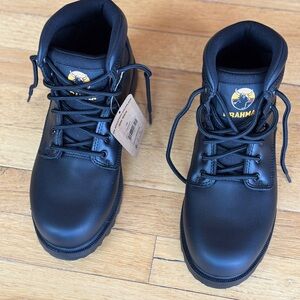 NWT Brahma work boots men 7W black